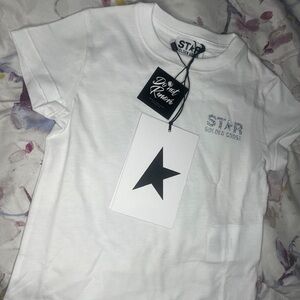 Kids (Girls) golden goose tshirt (size small)